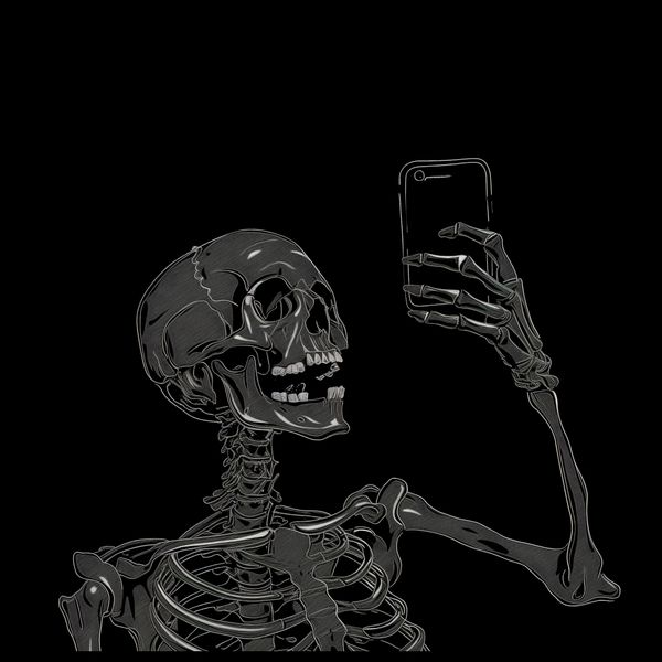 Plakat 60x60cm Selfie Poza Czasem zdjęcie 2