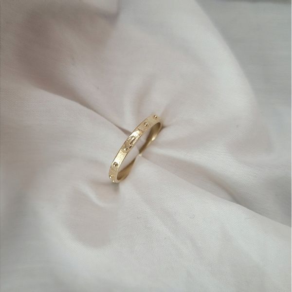 ZŁOTY RÓŻANIEC NA PALEC 585 zdjęcie 10