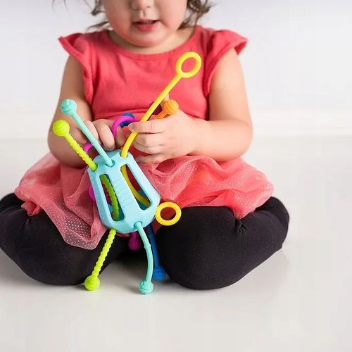 MOBI ZIPPEE Zabawka sensoryczna PRZECIĄGANIEC sznureczki linki przeciąganie na Arena.pl