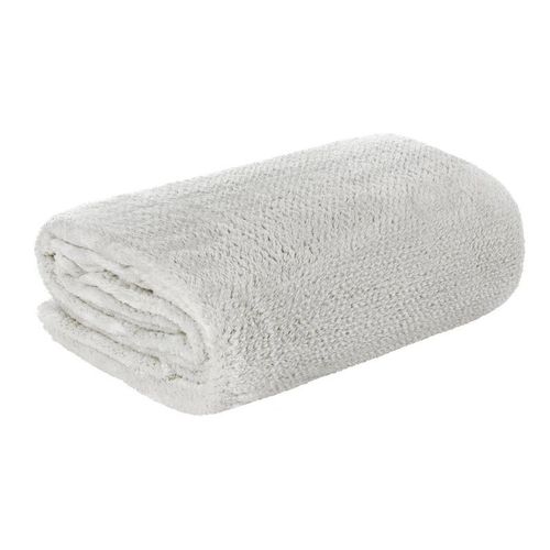 Koc flano 150X200 srebrny na Arena.pl