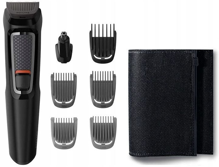 MASZYNKA GOLARKA PHILIPS TRYMER WŁOSY BRODA BEZPRZEWODOWA DO ZAROSTU + ETUI zdjęcie 2