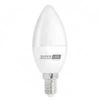 Płomykowa ŻARÓWKA świecznikowa MDECO SLP1107 LED E14 C37 8W 720lm 230V candle biała ciepła