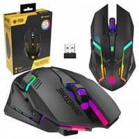 MYSZKA GAMINGOWA MYSZ DLA GRACZY BEZPRZEWODOWA KOMPUTEROWA LED RGB 3200 DPI