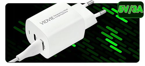 ZESTAW | SZYBKA ŁADOWARKA SIECIOWA USB TYPE-C + KABEL USB-C | PD20W 3000mA na Arena.pl