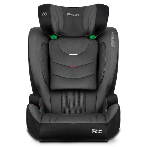 Fotelik samochodowy Nukido Louis Soft czarno-szary 15-36 kg ISOFIX na Arena.pl