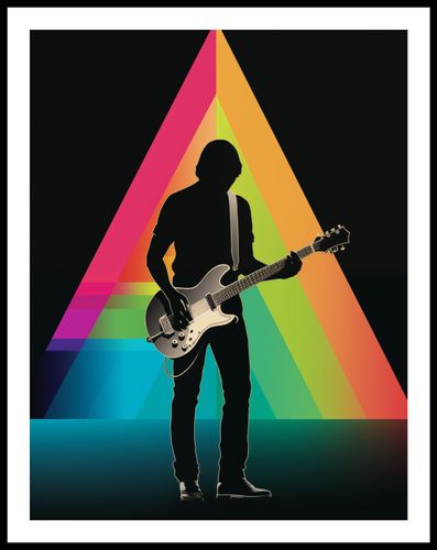 Plakat 50x65cm Pryzmat przez Gitarę na Arena.pl
