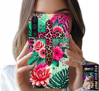 ETUI DO SAMSUNG GALAXY A70 - KRZYŻ, RÓŻA CHRZEŚCIJAŃSTWO JEZUS PLECKI