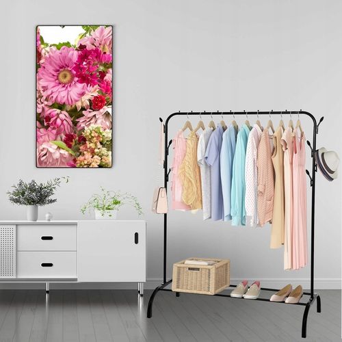 WIESZAK STOJAK NA UBRANIA BUTY STOJĄCY PODŁOGOWY LOFT METALOWY na Arena.pl