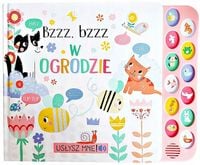 KSIĄŻKA KSIĄŻECZKA SENSORYCZNA BZZZ BZZZ W OGRODZIE Z DŹWIĘKIEM