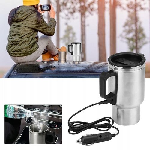 KUBEK TERMICZNY SAMOCHODOWY PODGRZEWANY 450ML na Arena.pl