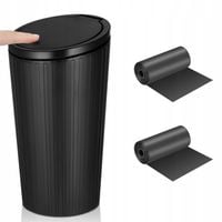 2 x KOSZ NA ŚMIECI DO SAMOCHODU AUTA SZCZELNY MINI POKRYWKA ORGANIZER 16CM