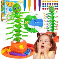 GRA ZRĘCZNOŚCIOWA TAŃCZĄCA STONOGA GĄSIENICA ROBACZEK SPADAJĄCE KULKI