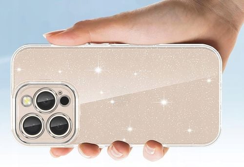 Etui do iPhone 16 Pro SILIKONOWE BROKAT clear CASE + SZKŁO OCHRONNE 9H na Arena.pl