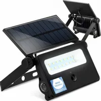 Halogen Lampa NAŚWIETLACZ SOLARNY BEZPRZEWODOWY LED czujnik ruchu zmierzchu