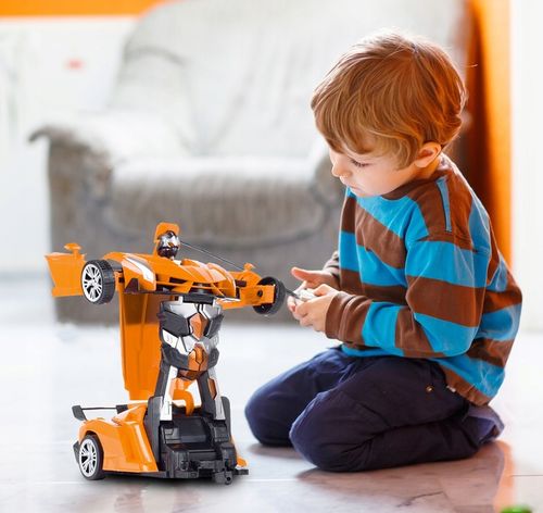 AUTO ROBOT TRANSFORMUJĄCY SAMOCHÓD NA PILOTA ZDALNIE STEROWANY DLA CHŁOPCA na Arena.pl