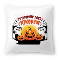 Poduszka Dla Nikodema Na Urodziny Ze Zdjęciem Na Prezent Biała 40X40 Cm