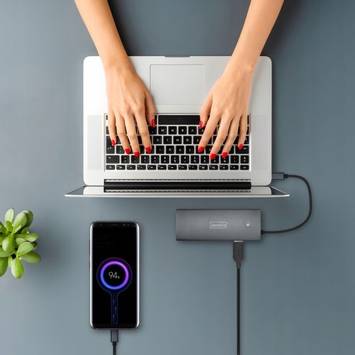 HUB USB-C Przejściówka ADAPTER 9w1 HDMI Gigabit Ethernet Macbook Pro Air M3 na Arena.pl