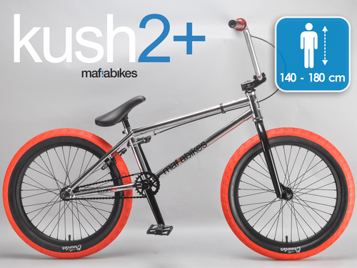 Rower BMX MAFIABIKES Kush2+ 20" Chrome na Arena.pl