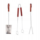 ZESTAW DO GRILLA SZCZYPCE, ŁOPATKA, WIDELEC