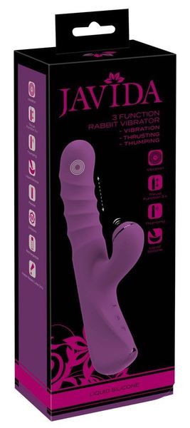 wibrator króliczek javida pchnący usb 24 cm zdjęcie 1