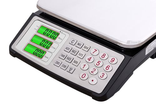 WAGA ELEKTRONICZNA SKLEPOWA 40kg KALKULACYJNA 5g na Arena.pl