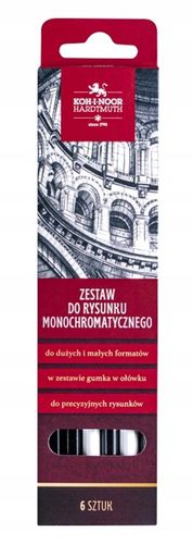zestaw do rysunku monochromatycznego (6) na Arena.pl
