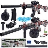 WIELKI KARABIN AUTOMAT NA KULKI ŻELOWE WODNE PISTOLET ORBEEZ BEZPIECZNY