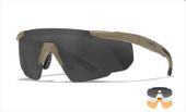 Okulary Wiley X Saber Advanced Tan Frame 308T wymienne szybki