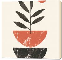 Obraz 100x100cm Roślinna Sztuka