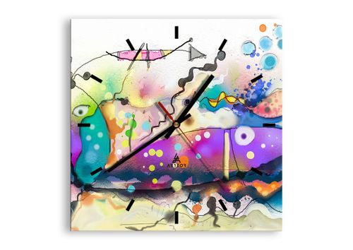 Zegar Ścienny - Ryby Pastele  - 30X30 Cm - C3Ac30X30-4096 na Arena.pl