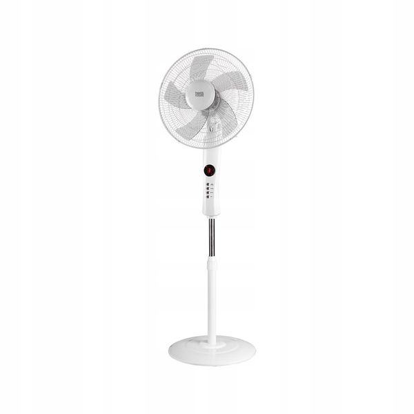 WENTYLATOR STOJĄCY BIAŁY STEROWANY PILOTEM 130CM 50W OSCYLACJA 3 TRYBY zdjęcie 3