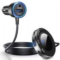 2 x Ładowarka samochodowa eXtremestyle 3xUSB-C + 2xUSB 98W 3A kabel 1.5m