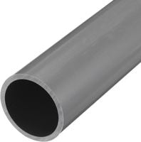 Rura PVC Okrągła 63,8 mm 0,5 m Sztywna Wodna Kablowa Jasnoszara