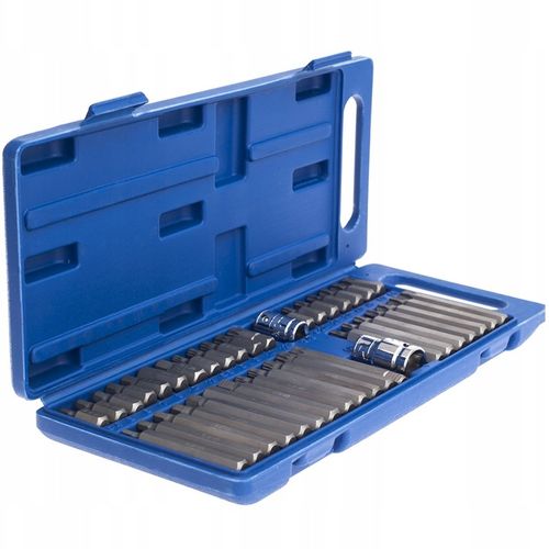 KLUCZE TORX SPLINE IMBUSOWE 40 el. CrV WYSOKA JAKOŚĆ + KASETKA na Arena.pl