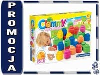 CLEMENTONI 14707 Miękkie Klocki CLEMMY 24 el