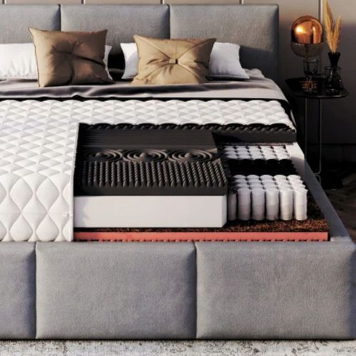 Materac kieszeniowy PROFILOWANY 140 x 200 22CM PIANKA HR VISCO KOKOS H3 H4 na Arena.pl