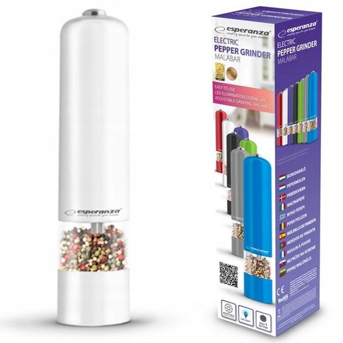 ELEKTRYCZNY MŁYNEK DO PIEPRZU I SOLI 2SZT+ BATERIE na Arena.pl