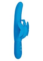 Niebieski Wibrator Silikonowy Motylek Stymulacja Łechtaczki - Posh Fluttering Butterfly