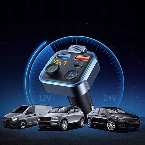 Transmiter samochodowy Transmiter Bluetooth FM Ładowarka 3xUSB Adapter na Arena.pl
