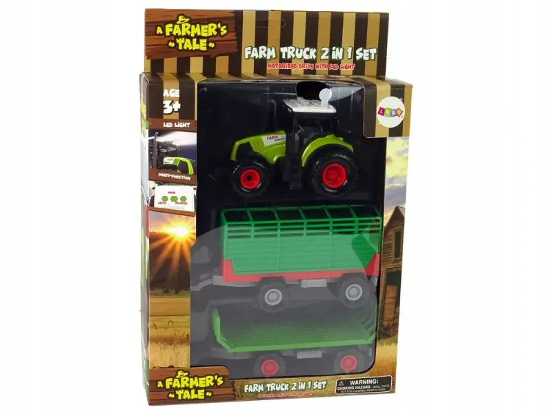 Traktor z Przyczepką Autko Farma zdjęcie 9