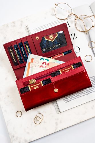 portfel damski skórzany ptn ph27-1-saf-1963 red na Arena.pl