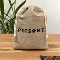 obroża dla psa ze skóry naturalnej brązowa rozmiar l/xl petsome 20p02l