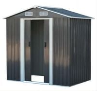 Domek metalowy narzędziowy DM1000 131x195x197 cm antracyt