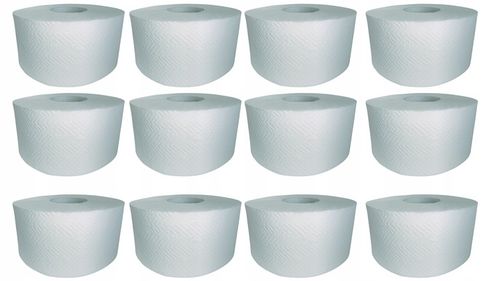 Papier Toaletowy Jumbo Biały Celuloza 2 Warstw Horeca 80m 400 listków na Arena.pl