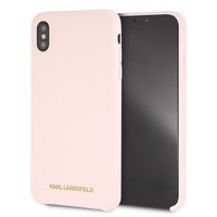 Karl Lagerfeld KLHCI65SLLPG iPhone Xs Max hardcase jasnoróżowy/light pink