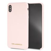 Karl Lagerfeld KLHCI65SLLPG iPhone Xs Max hardcase jasnoróżowy/light pink