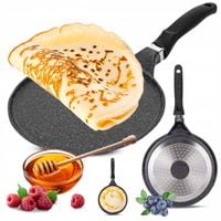 PATELNIA DO NALEŚNIKÓW PANCAKES 24cm NIEPRZYWIERAJĄCA INDUKCJA GAZ KAMILLE