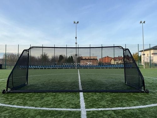 bramka piłkarska giza 5m x 2m z kółkami jezdnymi r. na Arena.pl