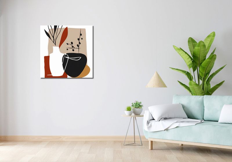 Obraz 70x70cm Naturalne Przemyślenie zdjęcie 2