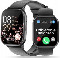 Rubicon zegarek damski SmartWatch Zegarek PRO-F34 Damski Czarny ONE